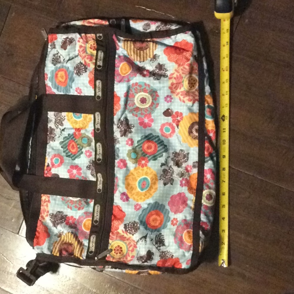 Lesportsac polyester floral print tote